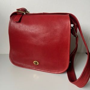 Coach Vintage NYC Red Stewardess